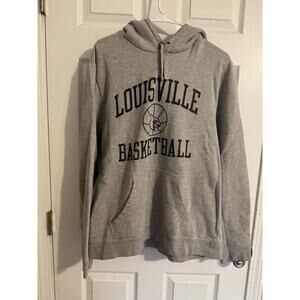 Fanatics Louisville Cardinals Basketball Gray Hoodie Sz: Large